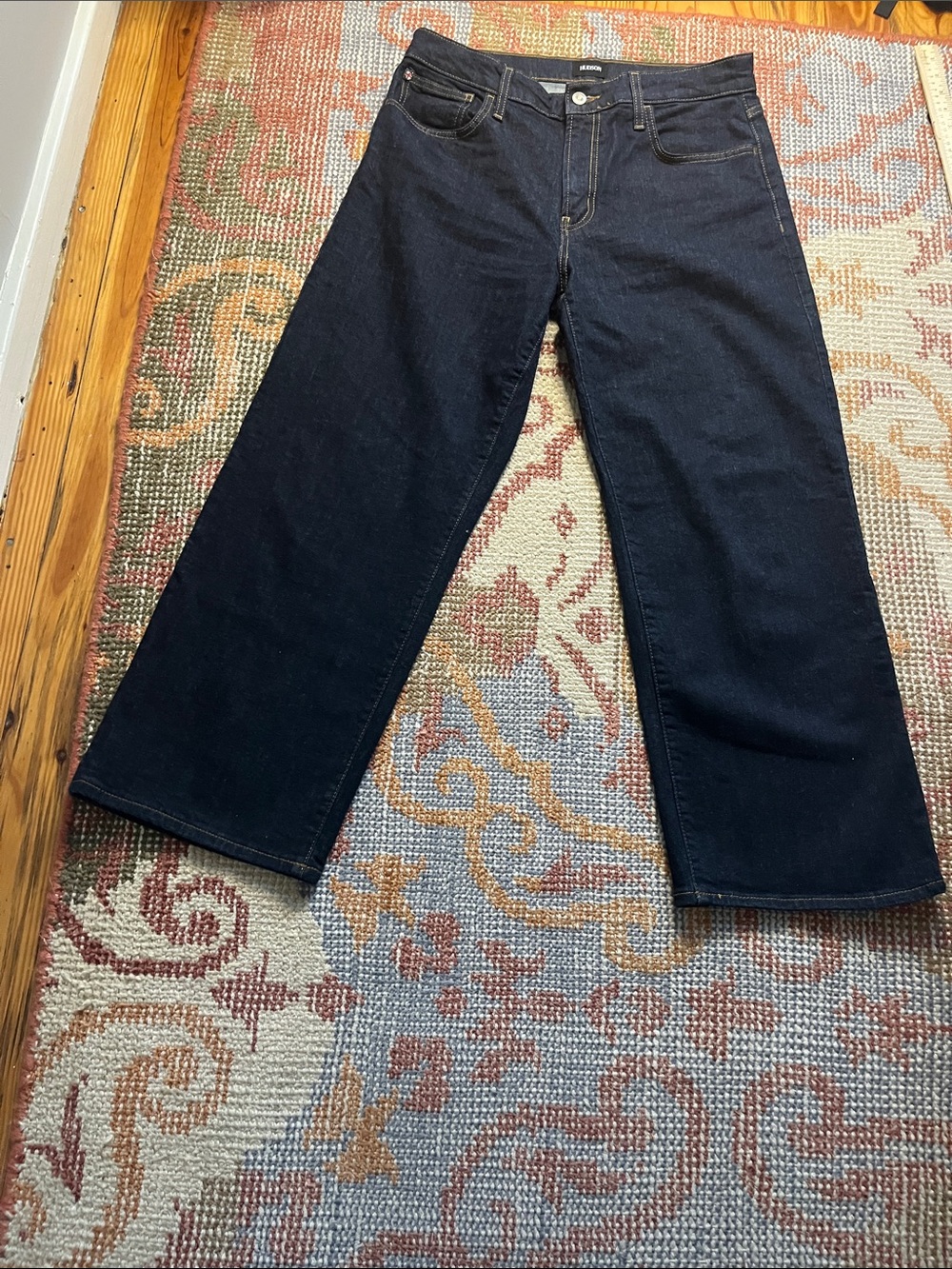 Hudson Rosalie Wide Leg Jeans Indigo Rinse Women’s Size 31 Like New - Picture 1 of 10
